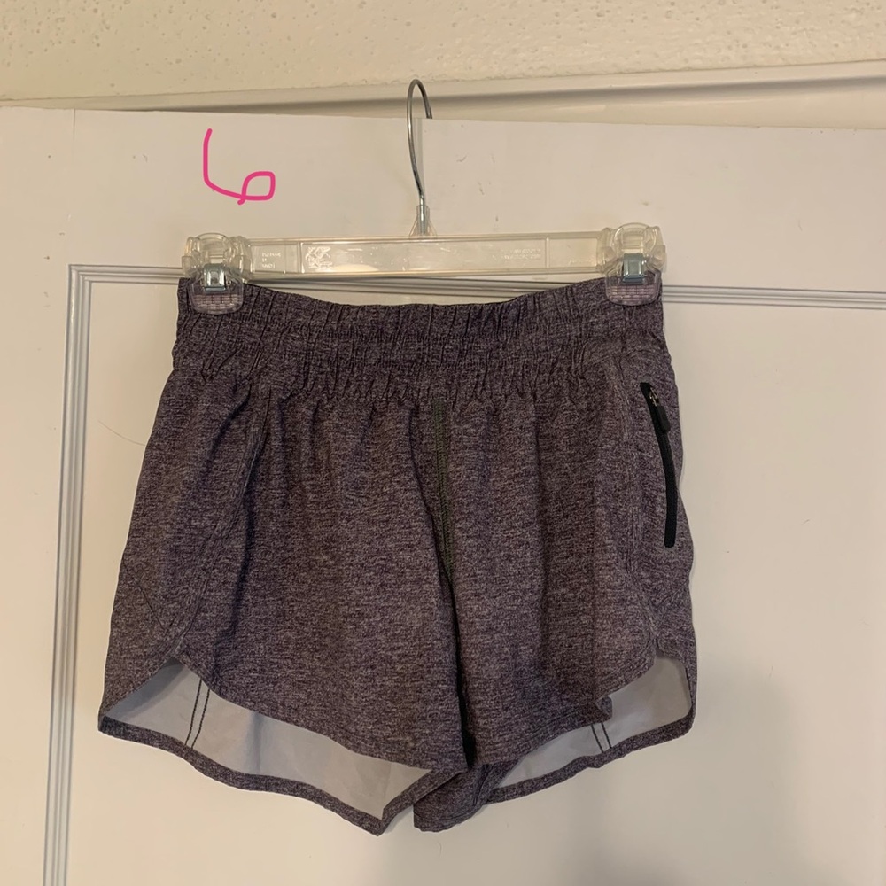 Women's Heathered Gray Lululemon Track That Shorts
